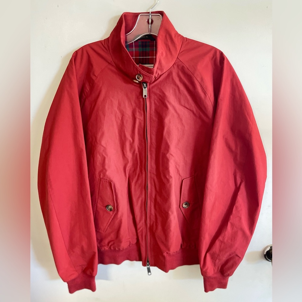 Orange Baracuta Harrington Jacket Size 42 Large. New Not Vintage.